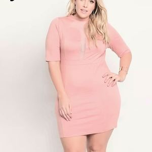 Pinks dress put on for a photo shoot then took off